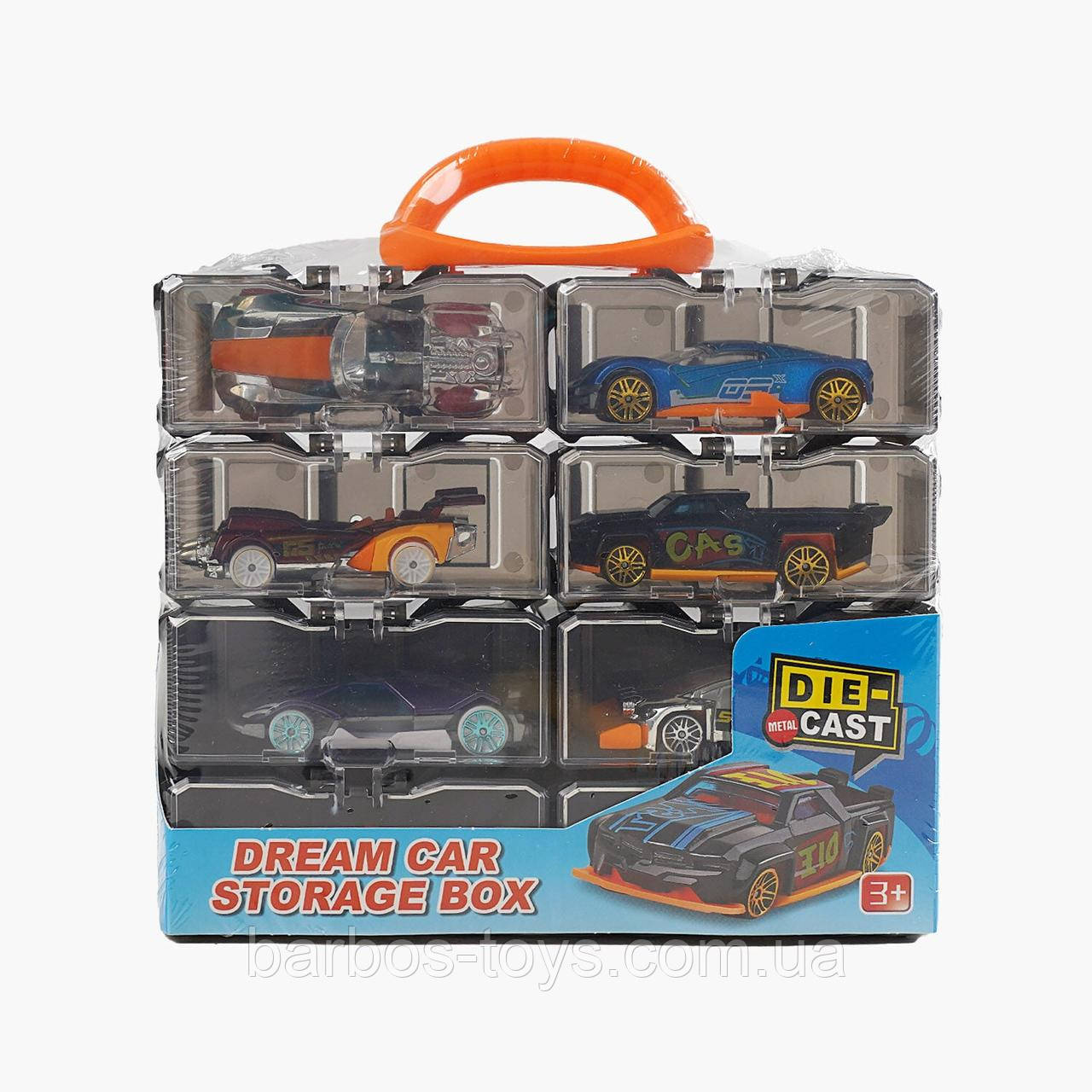 Набір машин 521-1 H 8 металопластикових машин, у коробці