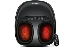 Масажер для ніг KNQZE, електричний масажер для ніг з функцією нагрівання, масаж ніг Шиацу для підошовного фасціїту та нейропатії