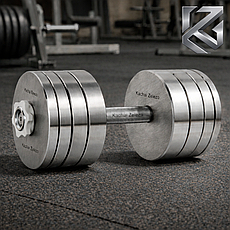 Гантелі набірні 2 по 30 кг металеві без покриття Kachai Zelezo Iron Pro, фото 3