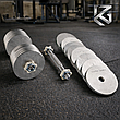 Гантелі набірні 2 по 30 кг металеві без покриття Kachai Zelezo Iron Pro, фото 7