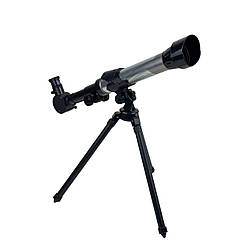 Набір для наукових досліджень Дитячий Телескоп 43 см Limo Toy SK0012 чорний зі сріблястим