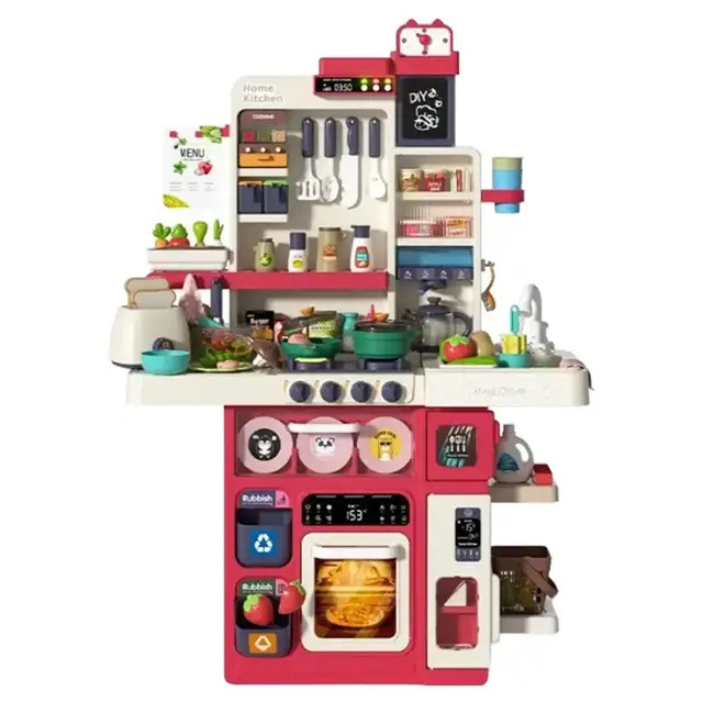 Кухня высота 100 см течет вода, идет пар, звук, свет, 101 аксессуар WD 824 A, фото 1