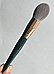Набір з 6 пензлів для макіяжу Tenze Emerald Collection “Special”, фото 6