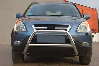 Кенгурятник WT005 (нерж.) для Honda CRV 2001-2006 рр