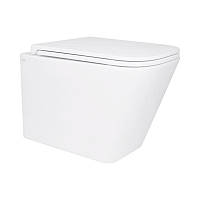 Унітаз підвісний Qtap Tern безобідковий з сідінням Soft-close QT1733052ERW