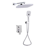 Душова система для душу Qtap Gemini прихованого монтажу на два споживача QTGEM113CRM45696 CRM