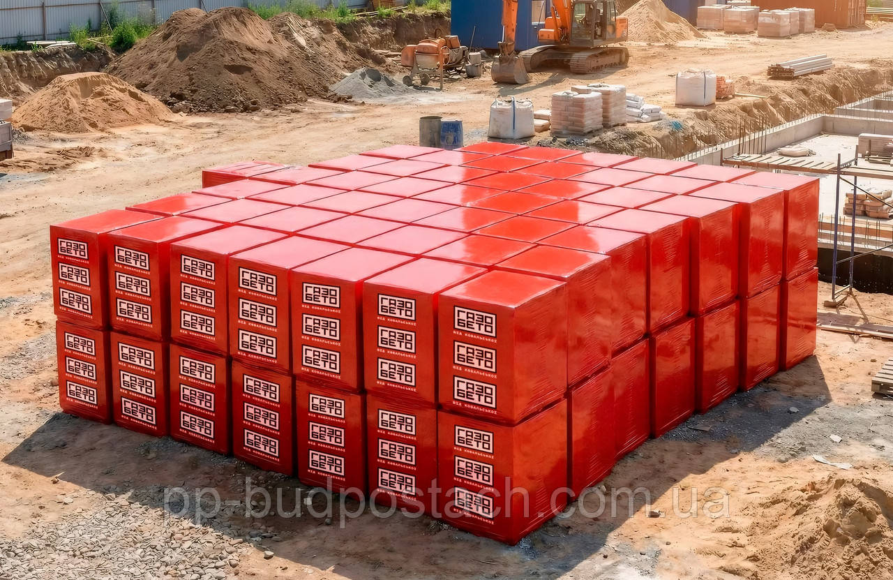 Газоблок Ковальська 300x200x600 D500, фото 1
