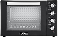 Піч електрична Rotex ROT655-B2G 2200ВТ с подсветкой, с двойным стеклом