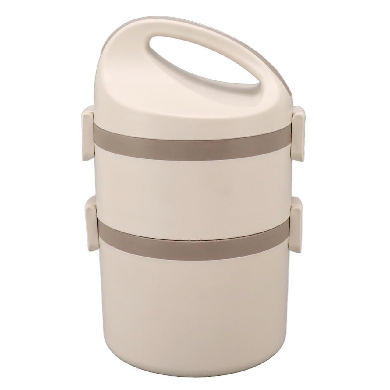 Ланчбокс двосекційний Empire Алон 3519, 1.8 л, бежевий, фото 1