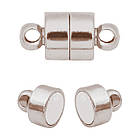 Набір 2 шт Застібка Магнітна 12х6 мм, Отвір 1,5 мм, Колір Срібло, Фурнітура Біжутерія Прикраси, фото 3