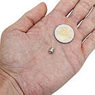 Набір 2 шт Застібка Магнітна 12х6 мм, Отвір 1,5 мм, Колір Срібло, Фурнітура Біжутерія Прикраси, фото 4