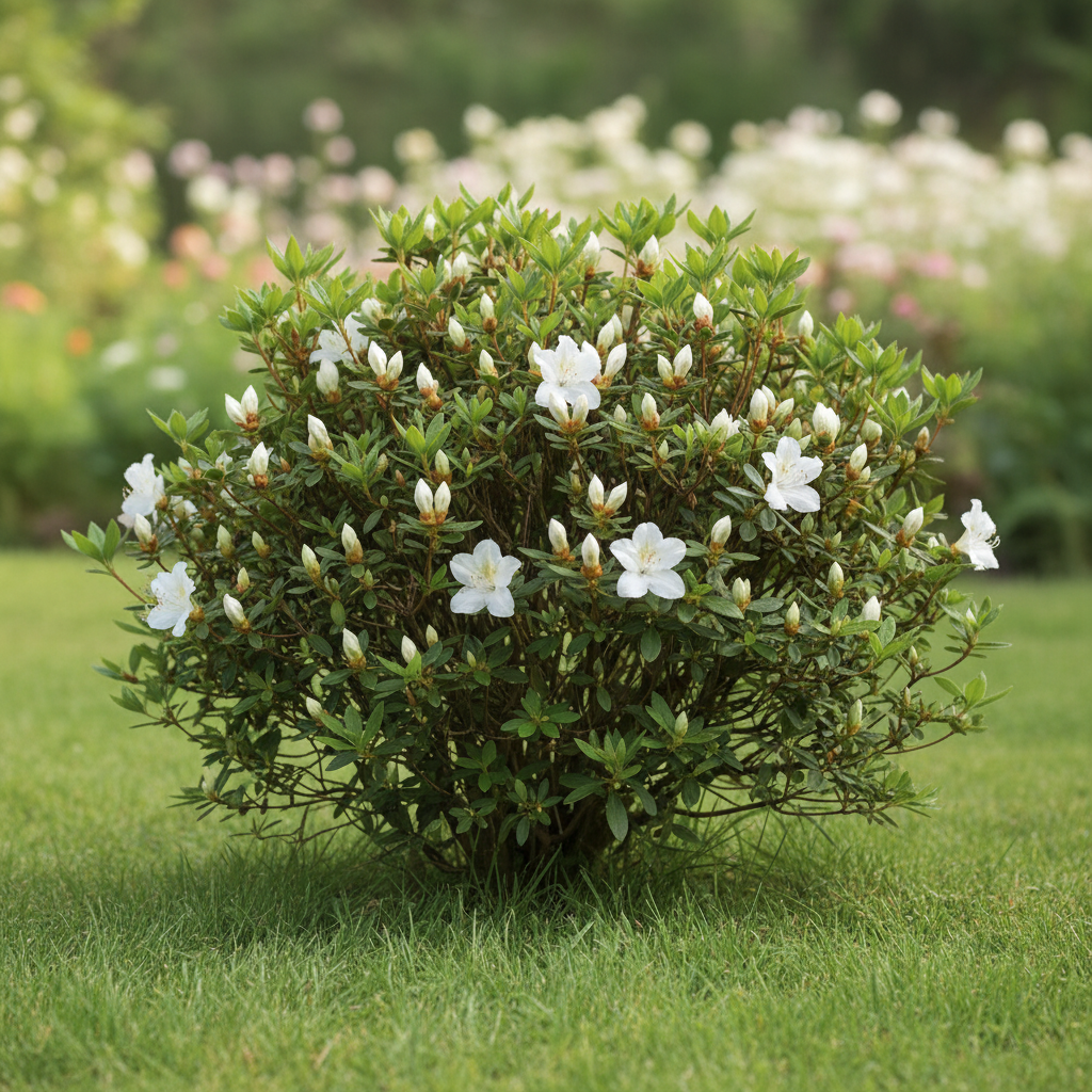 Рододендрон японський (азалія) Шнеструм (Rhododendron obtusum / Azalea japonica Schneesturm) Р9, фото 1