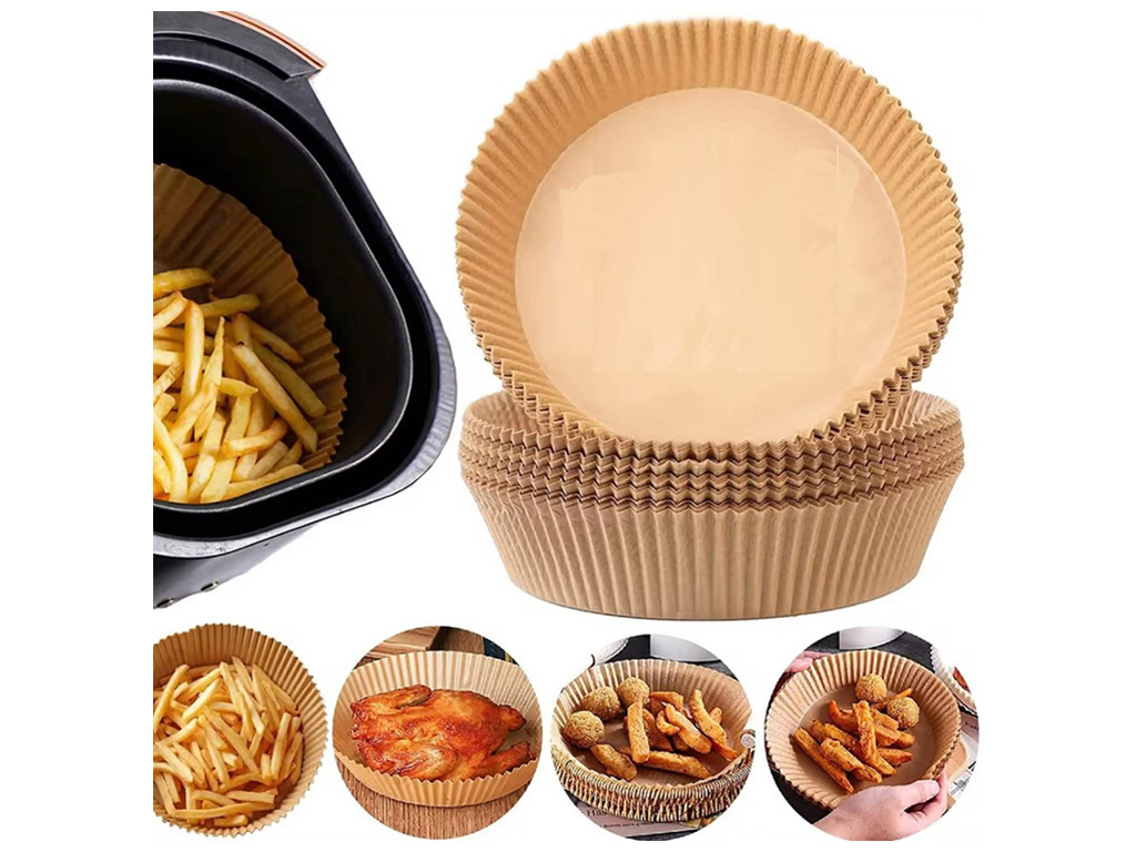 Пергаментна форма для аерогриля, форма для мультипечі 16х4,5см (100шт)