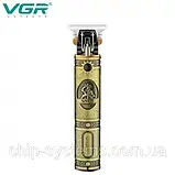 Тример, машинка для стрижки волосся і бороди VGR V 085 з насадками, акумуляторний, фото 2