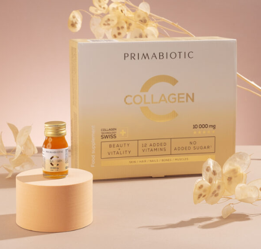 Collagen Primabiotic  питний колаген ШОТ 30х30 мл Дієтична добавка., фото 1