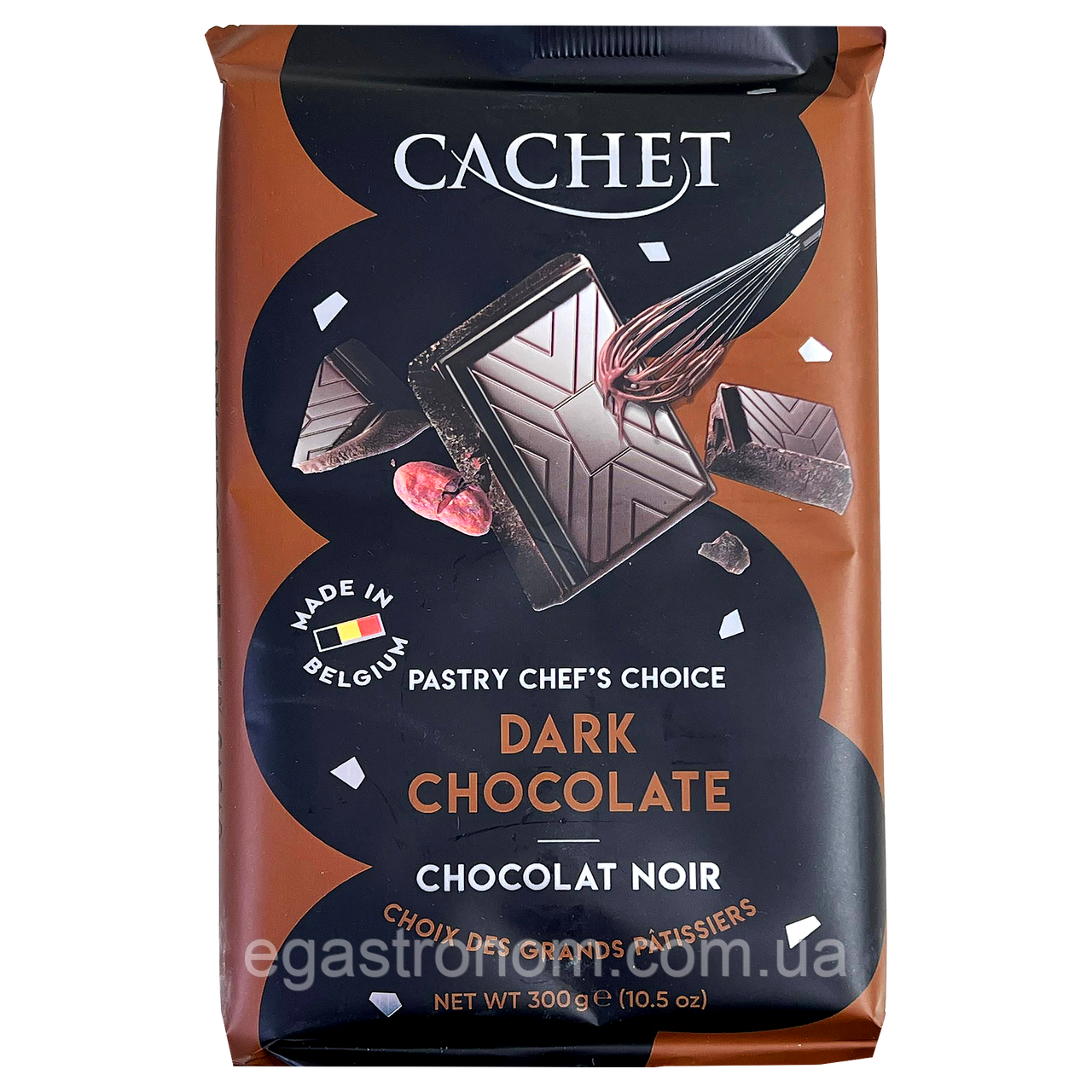 Шоколад темний №43 Кашет Cashet dark 300g 12шт/ящ (Код: 00-00004175), фото 1