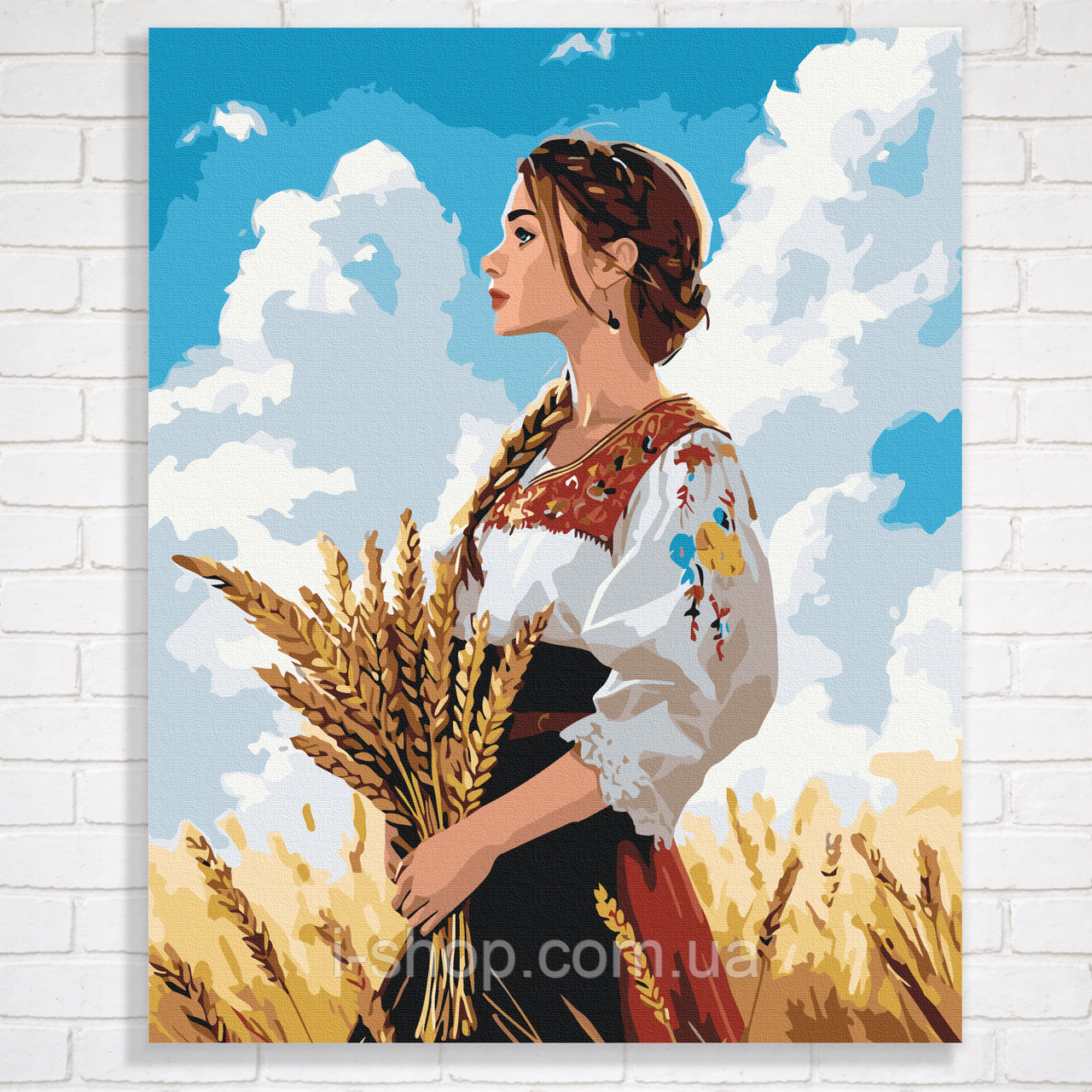 Картина за номерами для дорослих на підрамнику 40x50 Кольори спадщини складна, фото 1