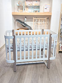 Дитяче ліжечко "Верес ЛД 5" Монако, капучино-білий