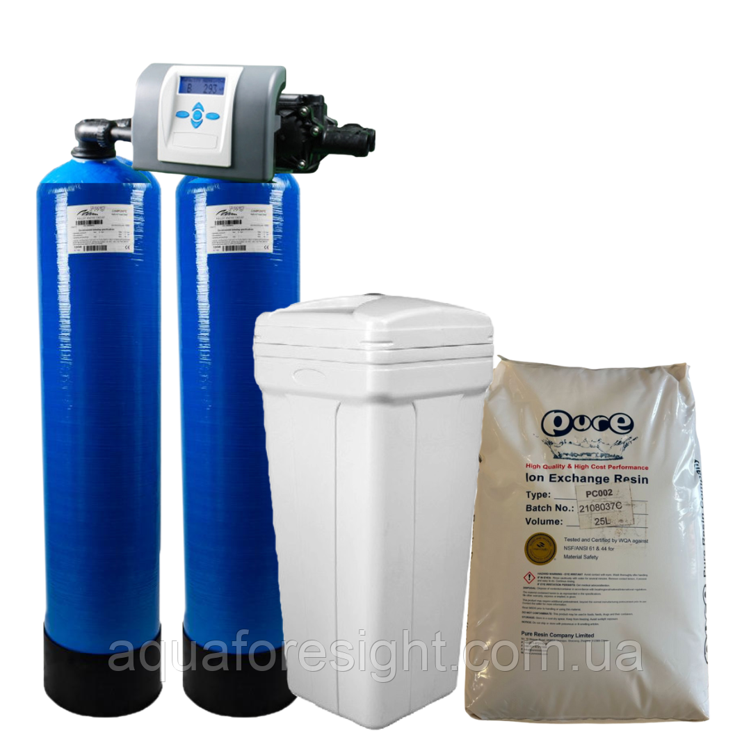 Система пом'якшення води 0844 Clack TT СK TWIN (Pure Resin PC002), ціна з ПДВ, фото 1