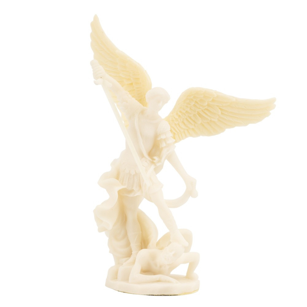 Декоративна статуетка маленька "Архангел Михаїл" з полістоуну від італійського бренда Veronese висота 9 см, фото 1