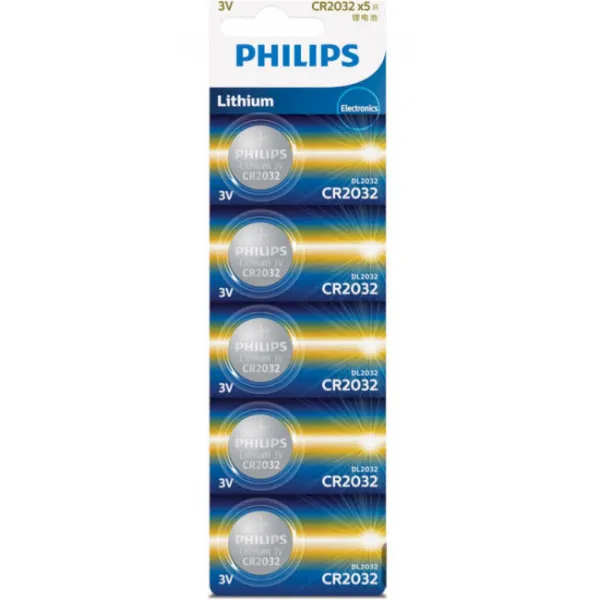Батарейка PHILIPS 2032  (ціна за 5шт/блістер), фото 1