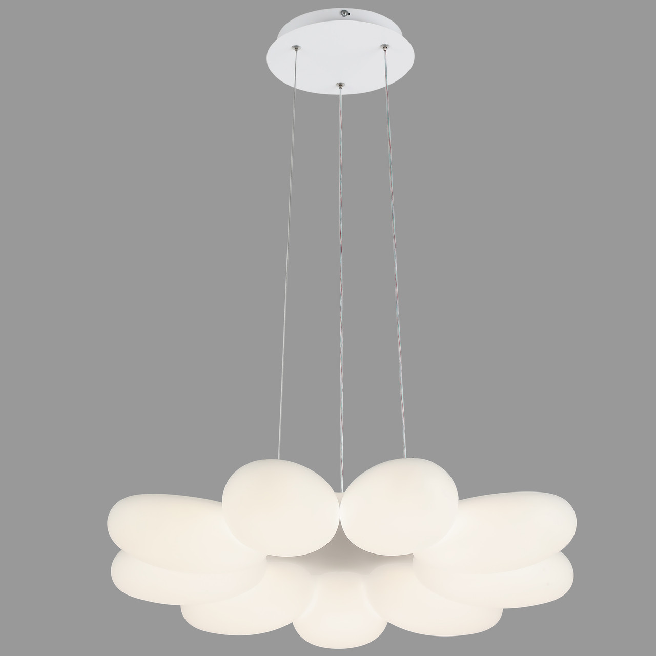 Люстра світлодіодна підвісна 66см 104W з пультом і додатком (97-MD6010 (660)