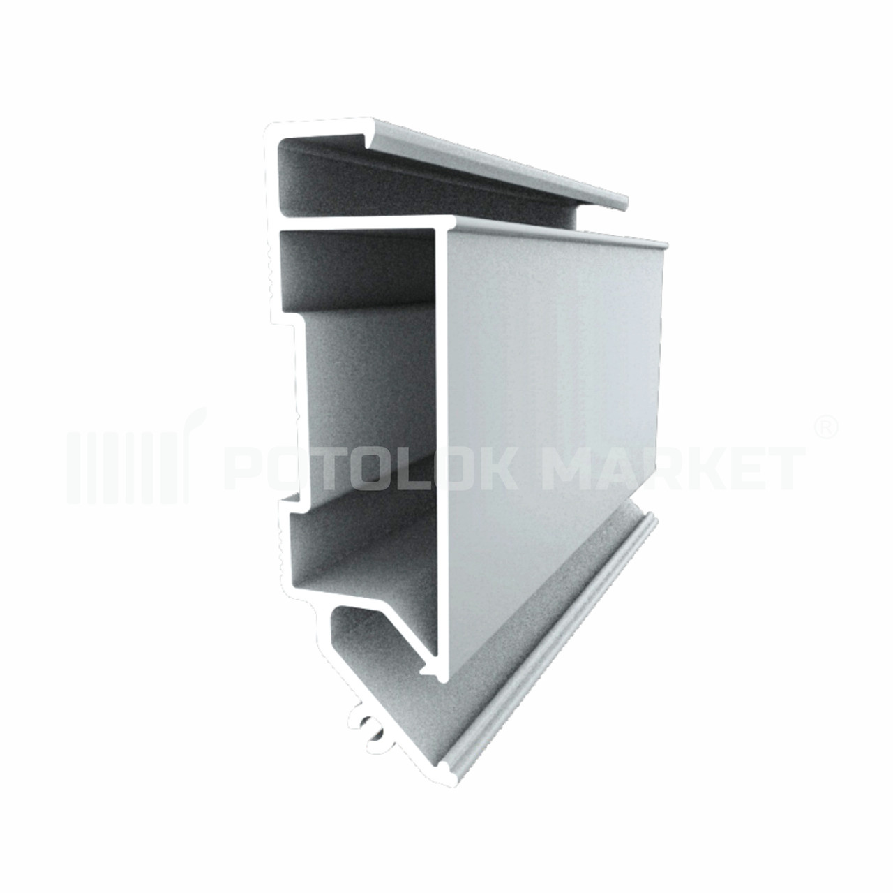 «Sigma» (білий) ALTEZA. Профіль алюмінієвий для натяжних стель, фото 1