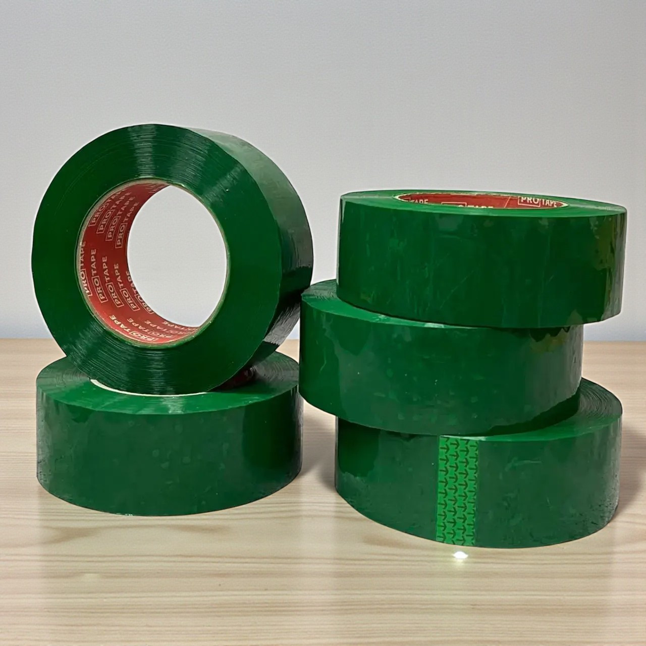 Скотч кольоровий зелений 45мм х 200м для паковання пакувальний, фото 1