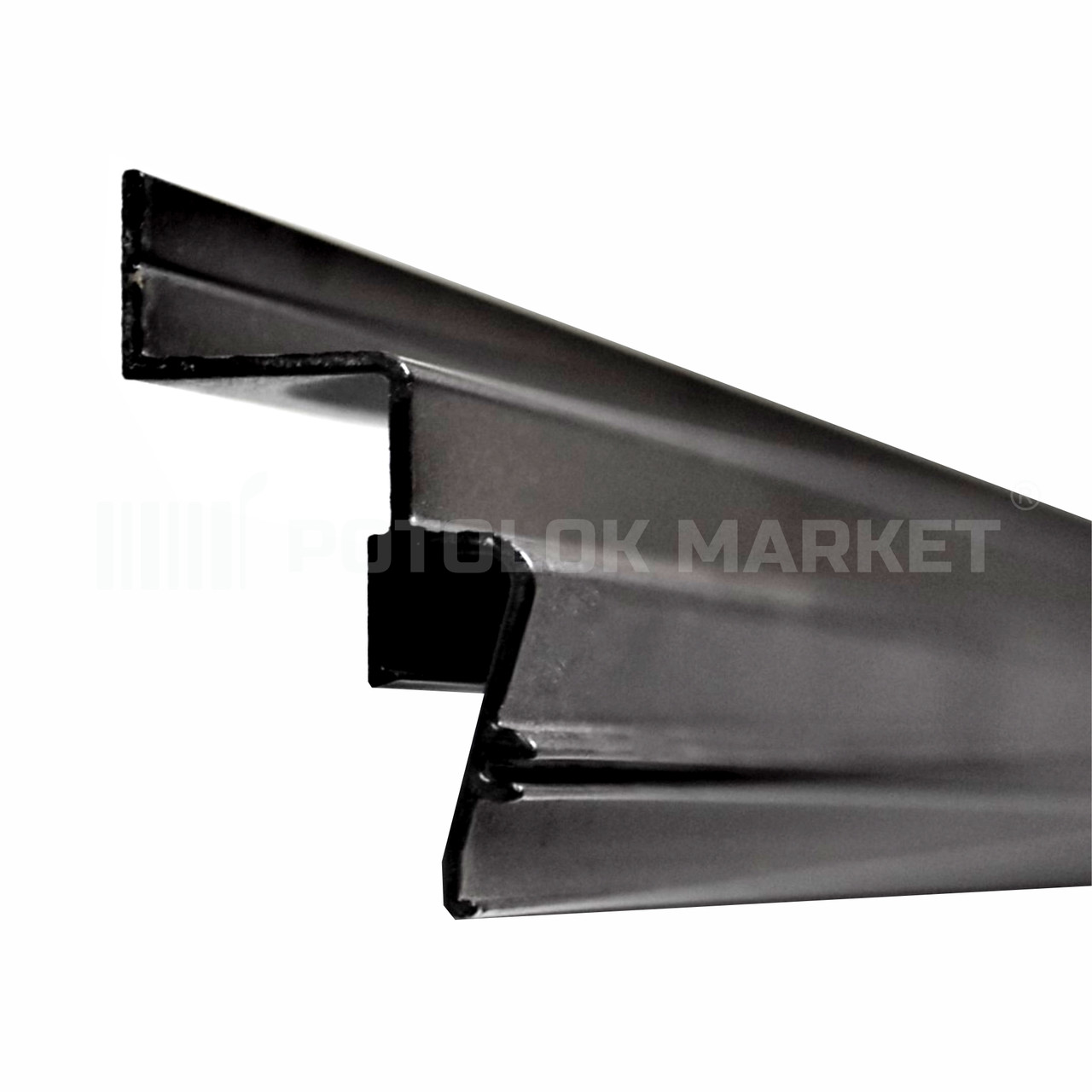 «Contour-Pro» (графіт) ALTEZA. Профіль алюмінієвий для натяжних стель, фото 1