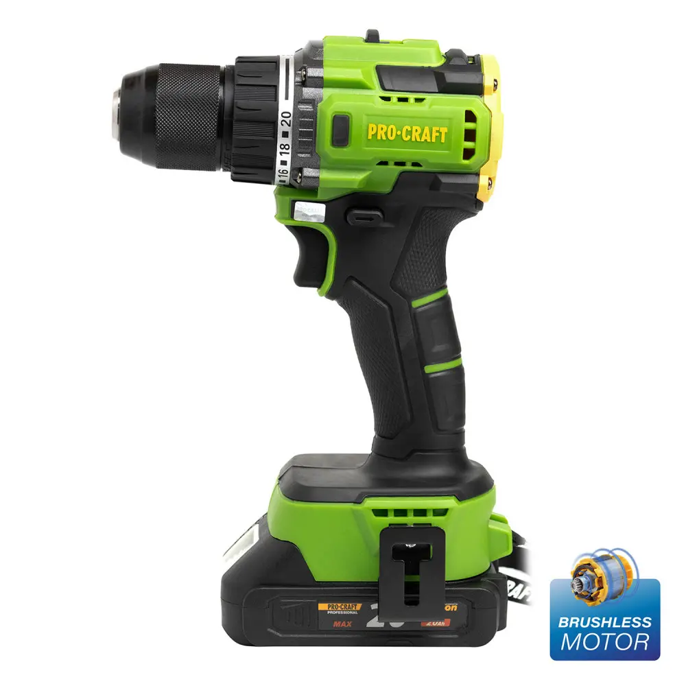 Шуруповерт Procraft PA18LiH (з 1 акб і зп)