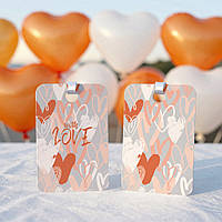 Бірка на День закоханих (50х70мм.) "LOVE"
