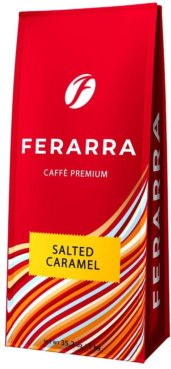 НОВИНКА! Кава в зернах Ferarra SALTED CARAMEL 1кг з ароматом солоної карамелі