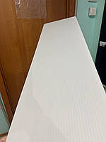 Панель ПВХ пластиковая вагонка для стен и потолка БЕЛАЯ матовая ЭКОНОМ, шт