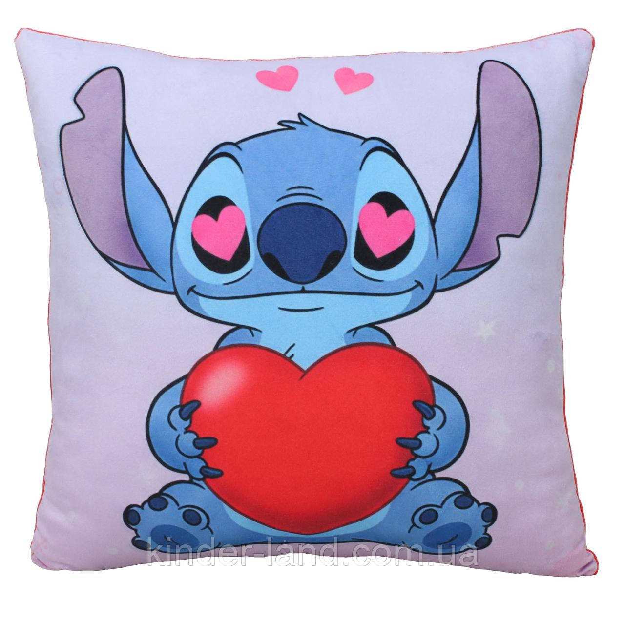М'яка подушка Стіч, Стіч з серцем, (Ліло і Стіч), 35 см