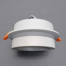 Світильник VIDEX під лампу GX53 врізний Білий (VL-SPF34R-W), фото 3