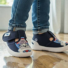 Дитячі капці в садку та для дому, текстильне взуття для хлопчиків Waldi. Розмір: 18,19