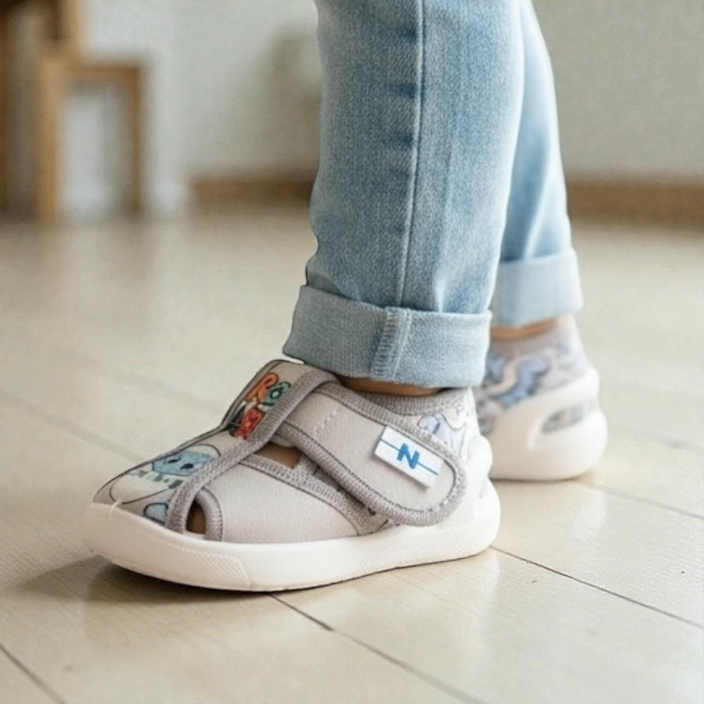 Дитячі капці в садку та для дому, текстильне взуття для хлопчиків Waldi. Розмір: 18, фото 1