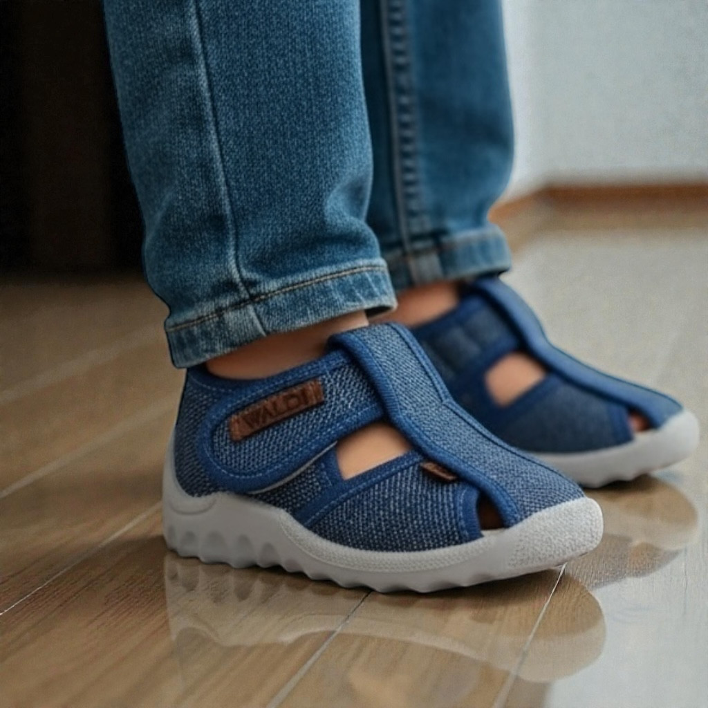 Дитячі капці в садку та для дому, текстильне взуття для хлопчиків Waldi. Розмір: 21, фото 1