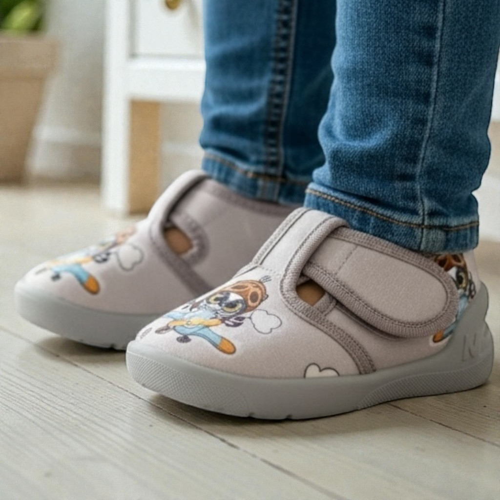 Дитячі капці в садку та для дому, текстильне взуття для хлопчиків Waldi. Розмір: 18, фото 1