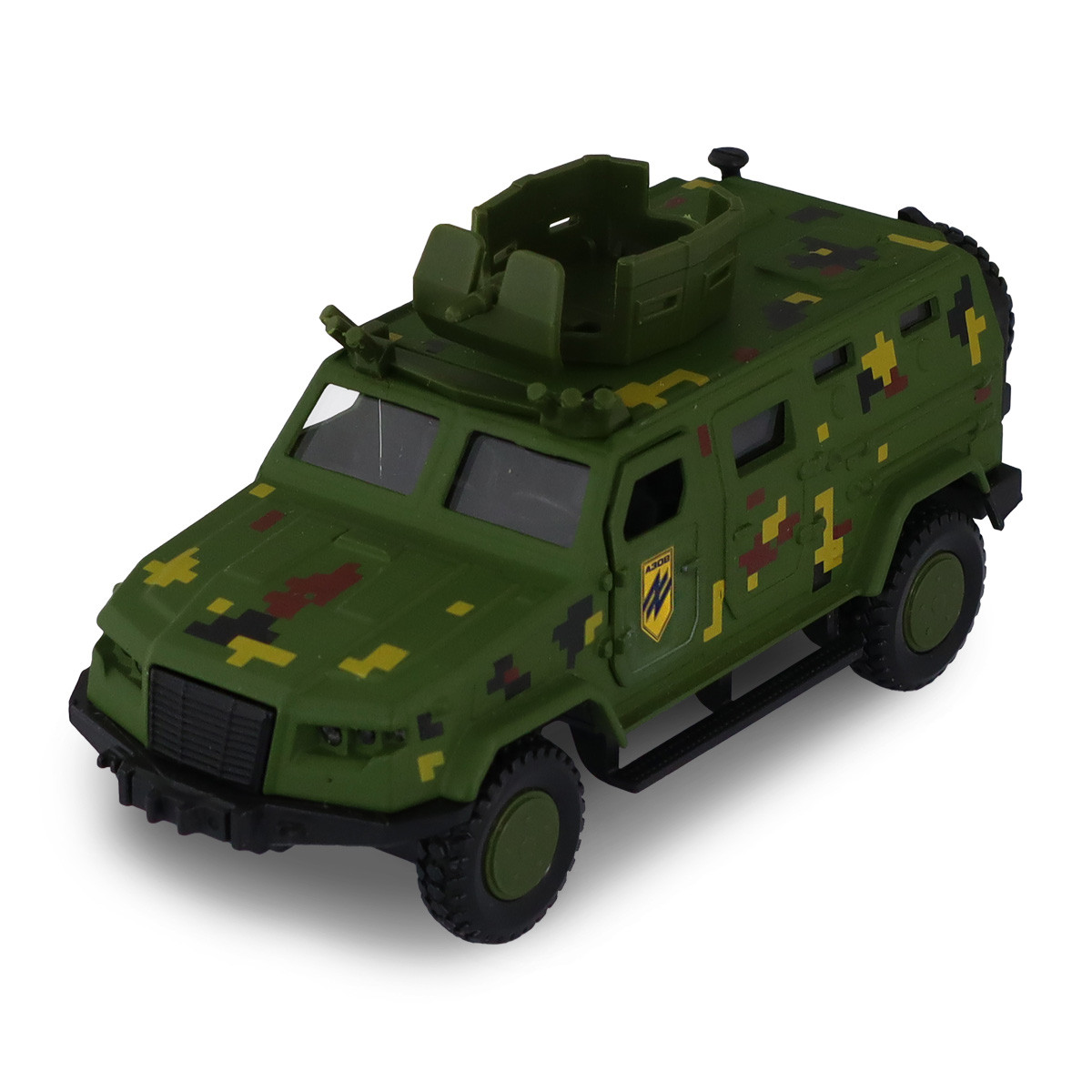 Модель серії шеврони Героїв — Козак 2М1 — Азов, фото 1