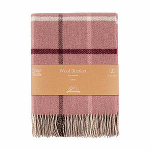 Плед ARDESTO Leonardo Alpina 140x200см 100% вовна рожевий (ART0701LM)