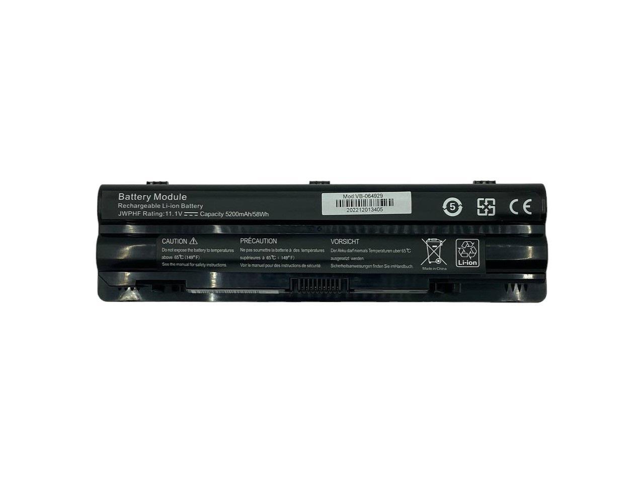 Акумулятор для ноутбука Dell JWPHF XPS15 11.1 V Black 5200mAh OEM, фото 1