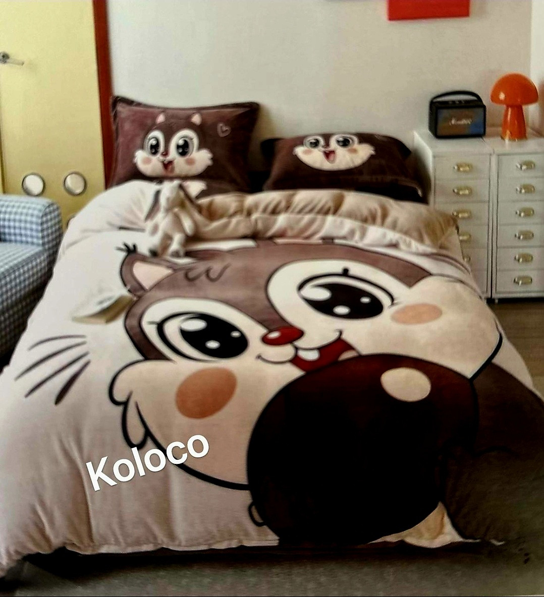 Велюрова постільна білизна 180×220 мод. 139/1, фото 1