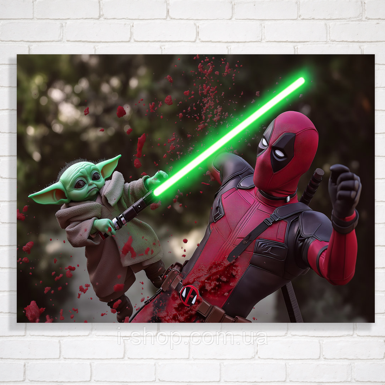 Алмазна мозаїка з рамкою Грайливий поєдинок коти 30x40 см набір для алмазної мозаїки Dreamtoys, фото 1