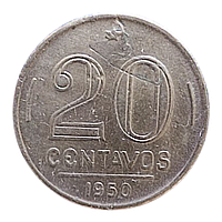Бразилія 20 сентаво, 1950 Руй Барбоза ді Олівейра