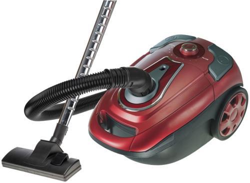 Пилосос Castle CW-101R, Red, 2000W, мішок, сухе прибирання, пилозбірник 3л, регулювання потужності на корпусі, 2-позиційна, фото 1