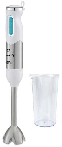 Блендер Monte MT-1921 W, білий, 900W, занурювальний, 2 швидкості, мірний стакан з кришкою 600мл, ножка з нержавіючої сталі, фото 1