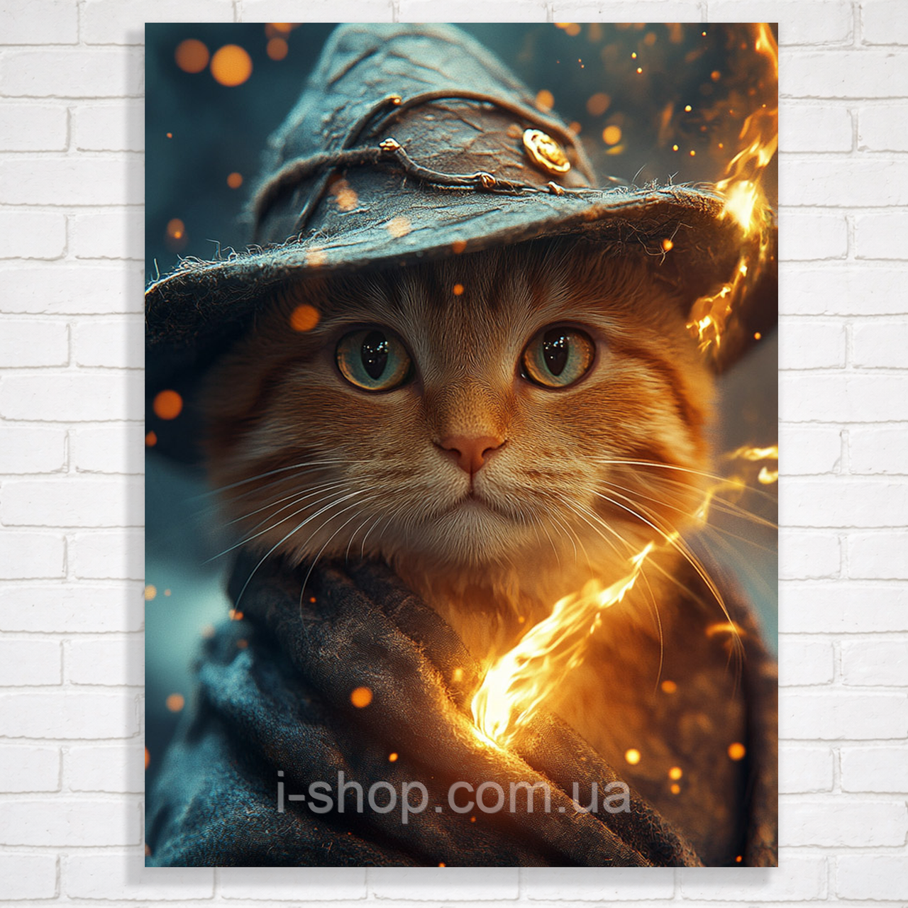 Алмазна мозаїка з рамкою Mystical Shine 30x40 см набір для творчості Dreamtoys алмазна мозаїка в коробці, фото 1