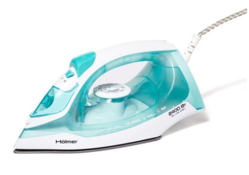 Праска Holmer HIТ-2425, синій, 2400W, тефлон, паровий удар 120 г/хв, постійна подача пари 30 г/хв, вертикальне відпарювання,, фото 1