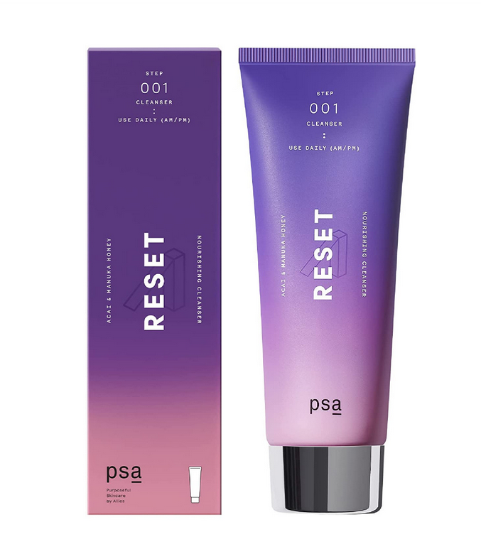 PSA RESET Acai & Manuka Honey Nourishing Cleanser – очищувальний гель для обличчя з асаї та медом манука, фото 1